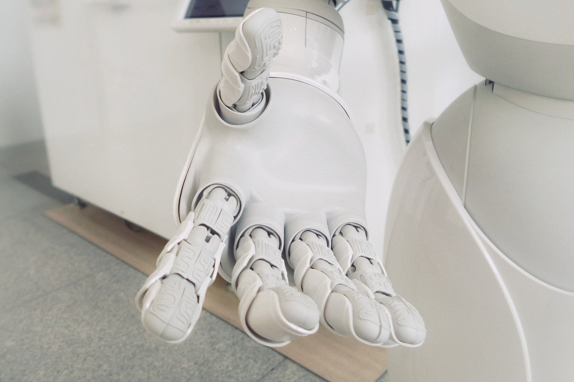 AI: Robot hand image