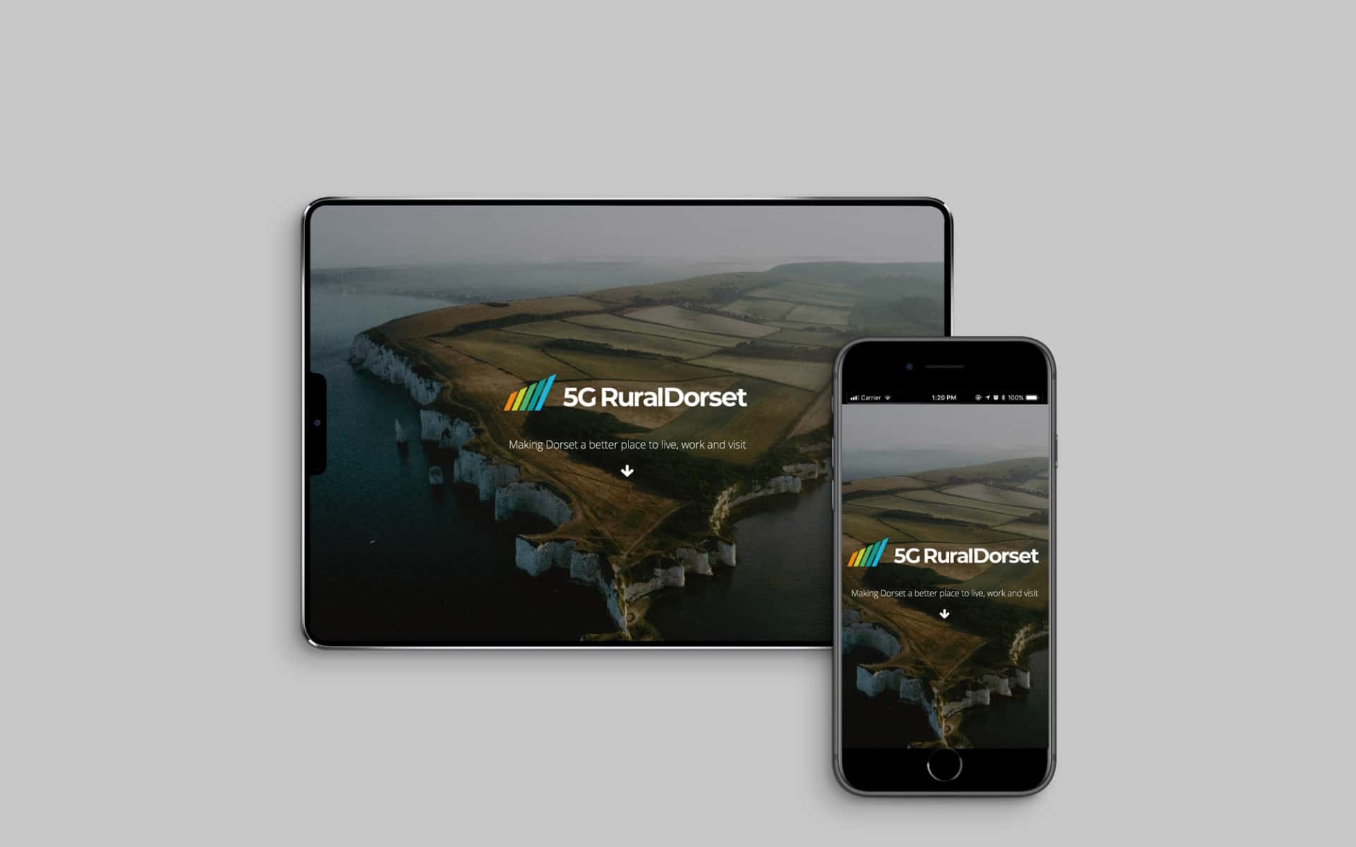 5G Rural Dorset mobile website - Home
