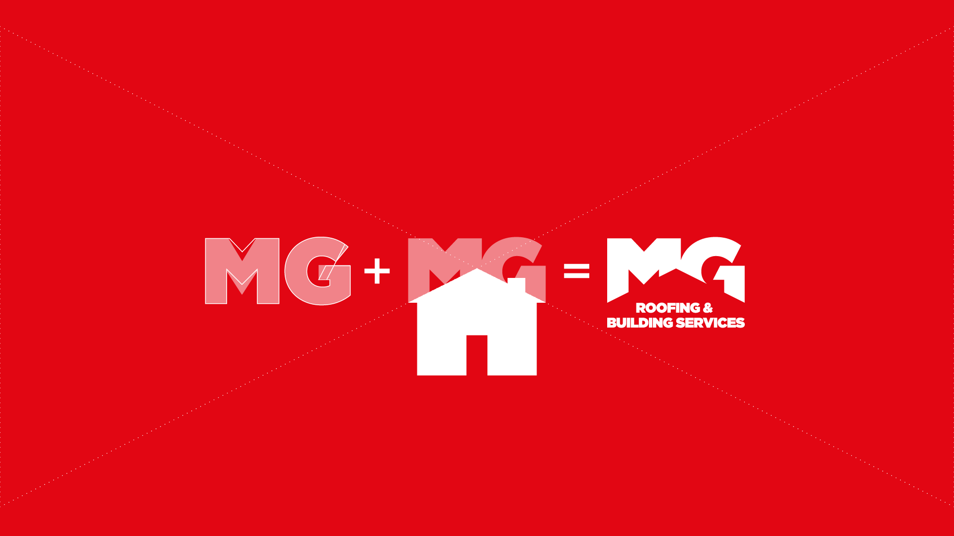 MG Roofing Logo development