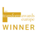 The Transform Awards Europe 2021 winners logo